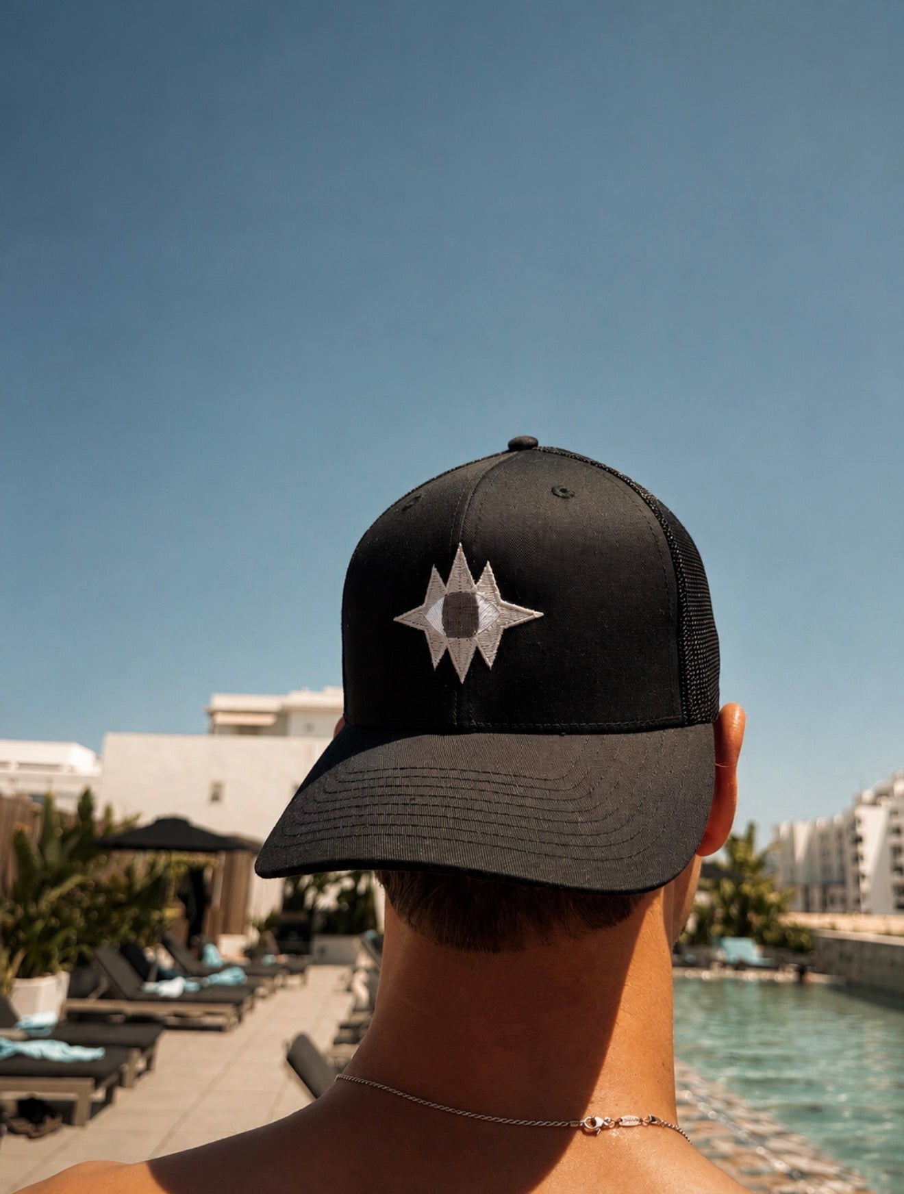 OVERSEEN Trucker Hat Black